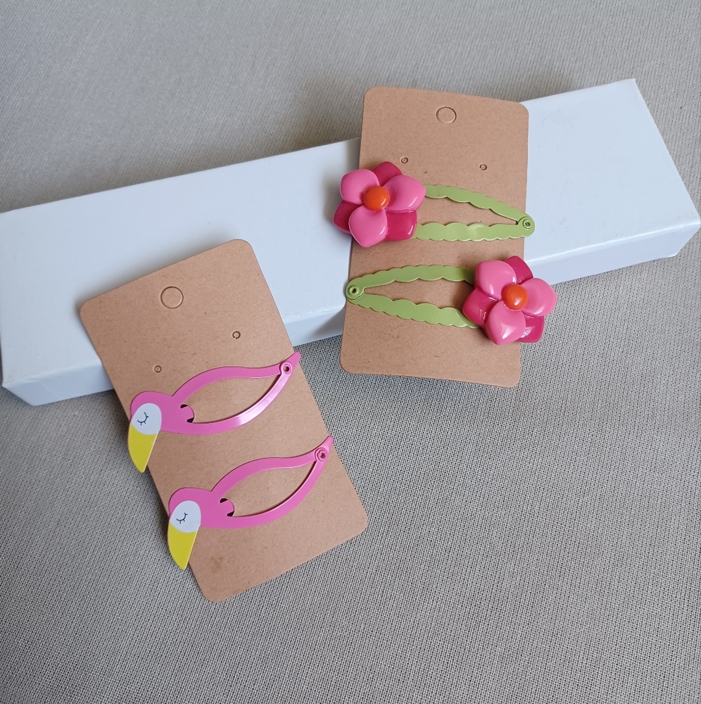 Gymboree Tropical Hair Clip Set